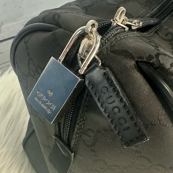 Authentic Gucci GG Canvas Boston Bag – Y2K Vintage 🖤 - Picture 3 of 16